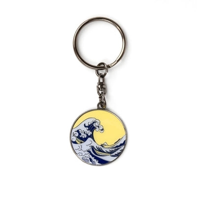 Keychain - Great Wave - Hokusai by Today Is Art Day