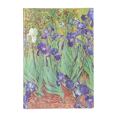 Paperblanks Van Gogh's Irises Sketchbook Grande Elastic Band Closure 112 Pg 200 GSM by Paperblanks