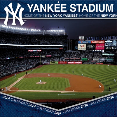New York Yankees Yankee Stadium 2024 12x12 Stadium Wall Calendar by Turner Sports