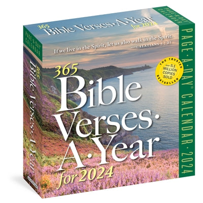 365 Bible Verses-A-Year for 2024 Page-A-Day Calendar: Timeless Words from the Bible to Guide, Comfort, and Inspire by Workman Calendars