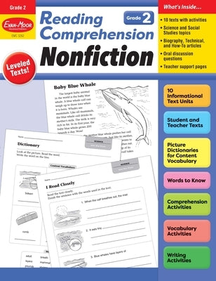 Reading Comprehension: Nonfiction, Grade 2 Teacher Resource by Evan-Moor Corporation