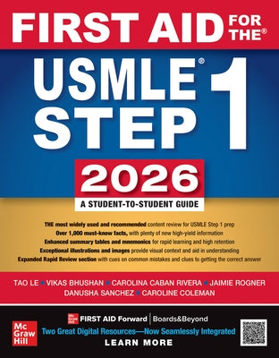 First Aid for the USMLE Step 1 2026 by Le, Tao