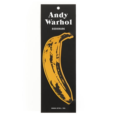 Warhol Banana Shaped Bookmark by Galison