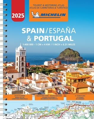 Michelin Spain & Portugal Road Atlas 2025 by Michelin