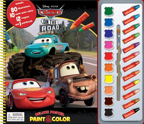 Disney Cars on the Road Deluxe Poster Paint & Color by Phidal Publishing