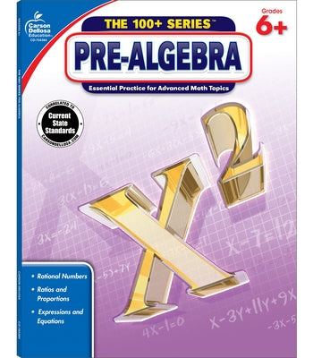 Pre-Algebra, Grades 6 - 8: Volume 15 by Carson Dellosa Education