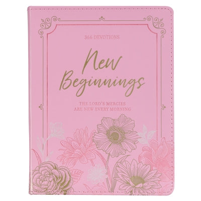 Devotional New Beginnings Pink Flexcover Feb. by Christian Art Gifts