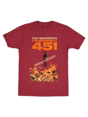 Fahrenheit 451 Unisex T-Shirt Large by Out of Print