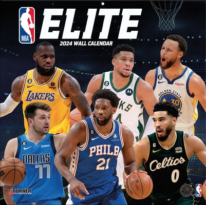 NBA Elite 2024 12x12 Wall Calendar by Turner Sports