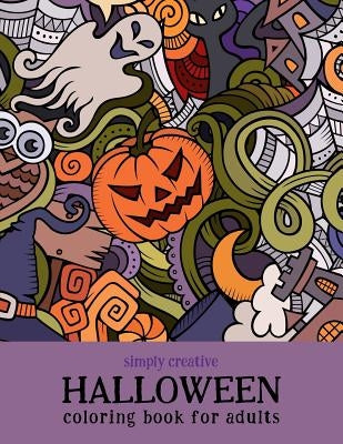 Simply Creative Halloween Coloring Book for Adults by Dempsey, Lynne