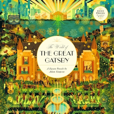 The World of the Great Gatsby 1000 Piece Puzzle: A Jigsaw by Adam Simpson by Curnutt, Kirk