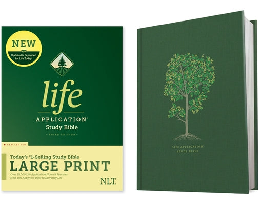 NLT Life Application Study Bible, Third Edition, Large Print (Red Letter, Hardcover) by New Living Translation