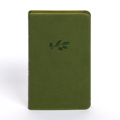 NASB Personal Size Bible, Olive Leathertouch by Holman Bible Publishers
