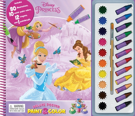 Disney Princess Deluxe Poster Paint & Color by Phidal Publishing