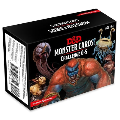 Dungeons & Dragons Spellbook Cards: Monsters 0-5 (D&d Accessories) by Dragons