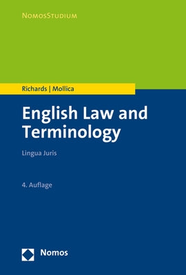 English Law and Terminology by Richards, Claudina