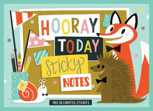 Hooray Today Sticky Notes by Galison