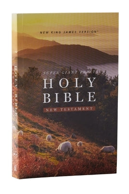 NKJV Super Giant Print New Testament, Softcover, Red Letter, Comfort Print by Thomas Nelson