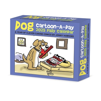 Dog Cartoon-A-Day 2025 6.2 X 5.4 Box Calendar by Willow Creek Press