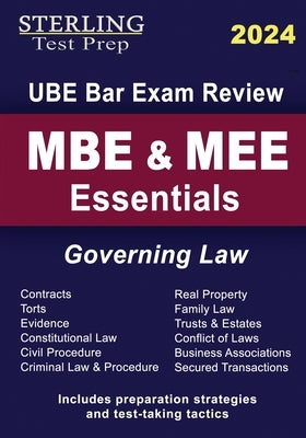 MBE & MEE Essentials: Governing Law for UBE Bar Exam Review by Test Prep, Sterling