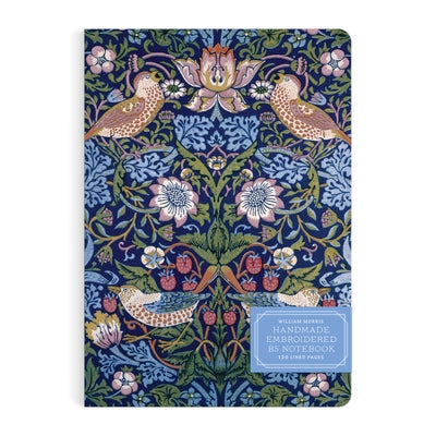 William Morris Strawberry Thief Handmade Embroidered B5 Journal by Galison