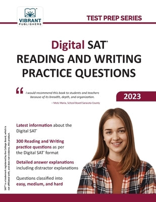 Digital SAT Reading and Writing Practice Questions by Publishers, Vibrant