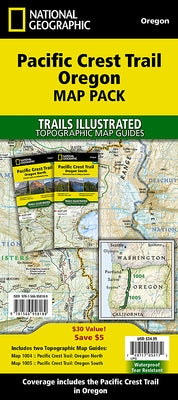 Pacific Crest Trail: Oregon [Map Pack Bundle] by National Geographic Maps