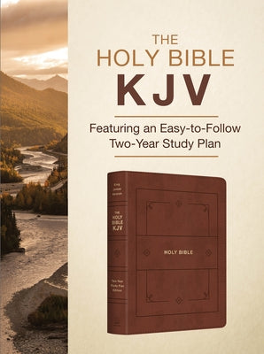 The Holy Bible Kjv: Featuring an Easy-To-Follow Two-Year Study Plan [Cinnamon & Gold] by Hudson, Christopher D.