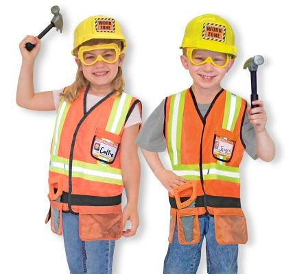 Melissa & Doug Construction Worker Role Play Costume Set by Melissa & Doug