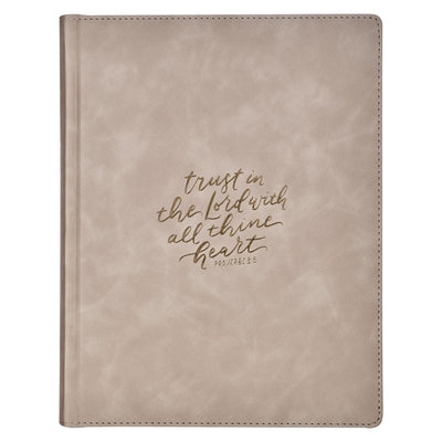 KJV Bible Note-Taking LP Faux Leather Hardcover Trust the Lord, Prov. 3:5 by Christian Art Gifts