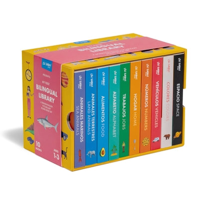 My First Bilingual Library: A Spanish-English Vocabulary Board Book Set of Colors, Numbers, Animals, Abcs, and More by Alfaro, Mike