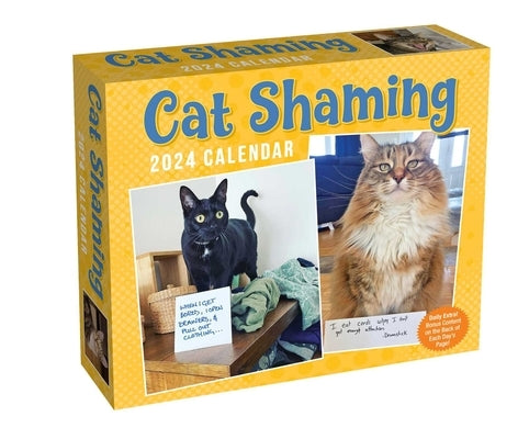 Cat Shaming 2024 Day-To-Day Calendar by Andrade, Pedro