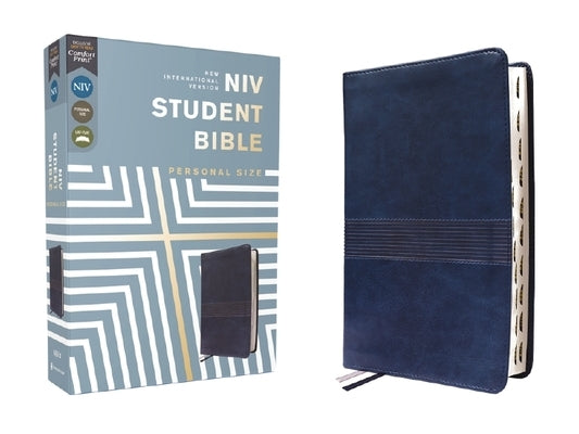 Niv, Student Bible, Personal Size, Leathersoft, Navy, Thumb Indexed, Comfort Print by Yancey, Philip