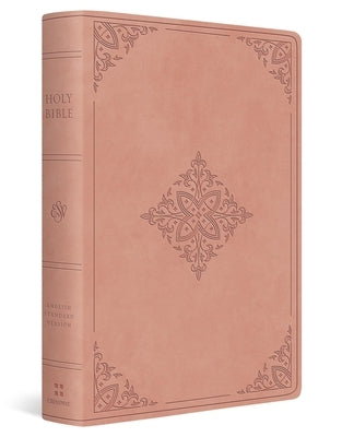 ESV Giant Print Value Personal Size Bible (Trutone, Blush Rose, Fleur-De-Lis Design) by Esv Bibles