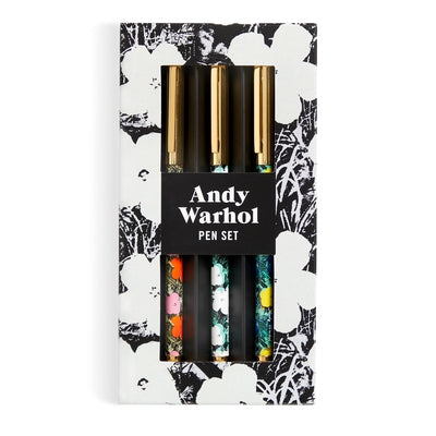 Warhol Flowers Everyday Pen Set by Galison