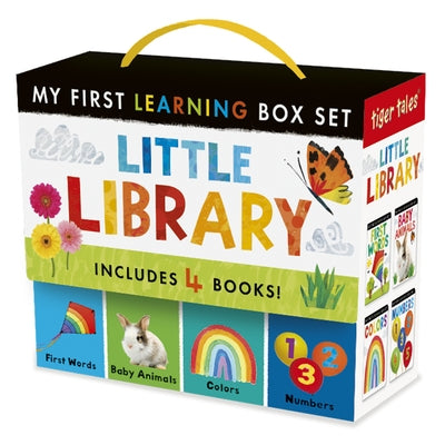 My First Learning Box Set: Little Library: First Words; Baby Animals; Colors; Numbers by Tiger Tales