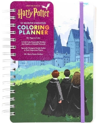 Harry Potter 12-Month Undated Coloring Planner by Editors of Thunder Bay Press