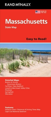 Rand McNally Easy to Read: Massachusetts State Map by Rand McNally