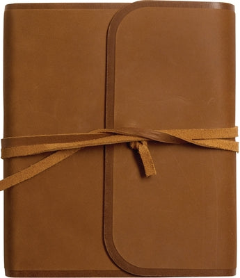 ESV Journaling Bible (Natural Leather, Brown, Flap with Strap) by 