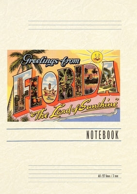 Vintage Lined Notebook Greetings from Florida, Land of Sunshine by Found Image Press