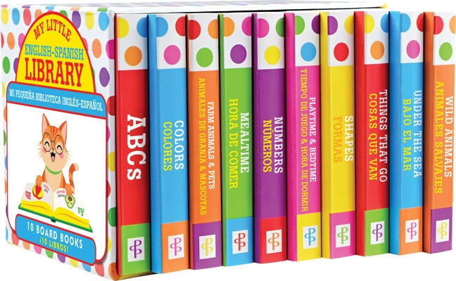 My Little Library of Bilingual Board Books - (Set of 10 English-Spanish Board Books) by Peter Pauper Press Inc