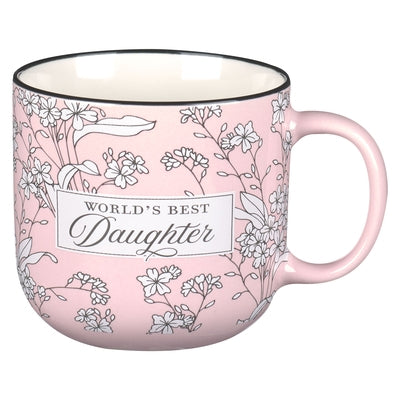 Mug Pink World's Best Daughter Isa. 58:11 by Christian Art Gifts