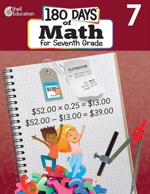 180 Days of Math for Seventh Grade: Practice, Assess, Diagnose by Misconish Tyler, Darlene