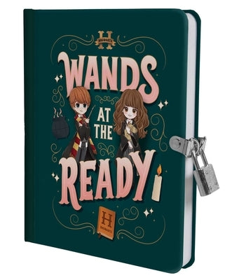 Harry Potter: Wands at the Ready Lock & Key Diary by Insights