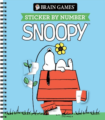 Brain Games - Sticker by Number: Snoopy by Publications International Ltd