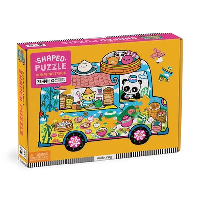 Dumpling Truck 75 Piece Shaped Scene Puzzle by Mudpuppy