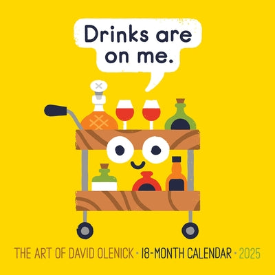 The Art of David Olenick 2025 7 X 7 Mini Wall Calendar by David Olenick