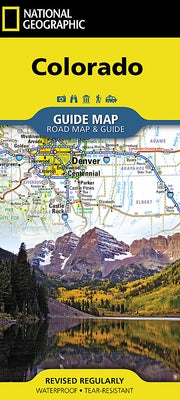 Colorado Map by National Geographic Maps