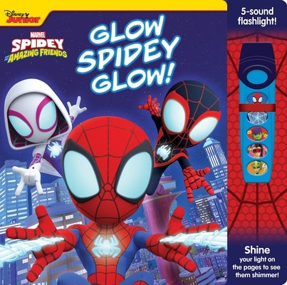 Disney Junior Marvel Spidey and His Amazing Friends: Glow Spidey Glow! Sound Book [With Battery] by Pi Kids