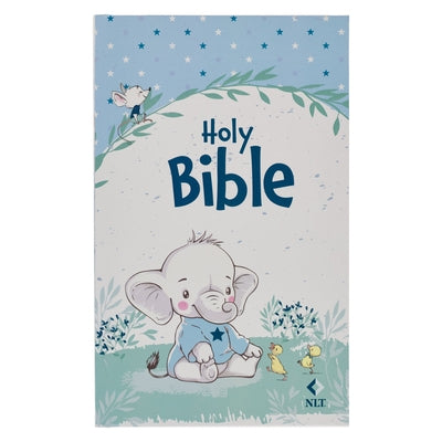 NLT Keepsake Holy Bible for Baby Boys Baptism Easter, New Living Translation, Blue by Christian Art Gifts